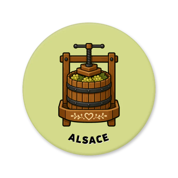 Traditional wine press