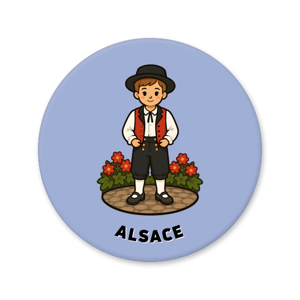 Alsatian boy in traditional costume