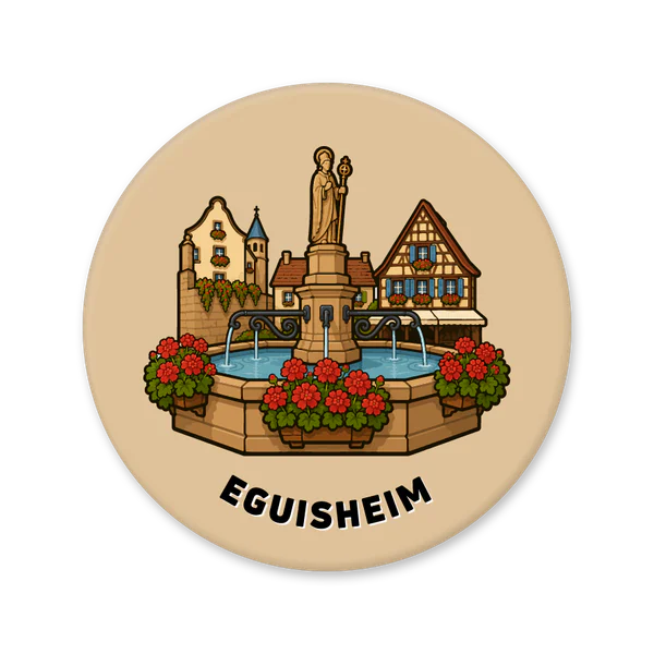 Saint-Léon Fountain in Eguisheim
