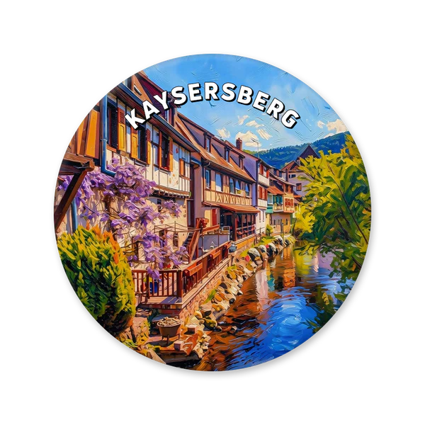 Flowered houses by the Weiss