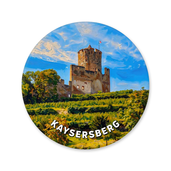 Kaysersberg Castle among the vineyards