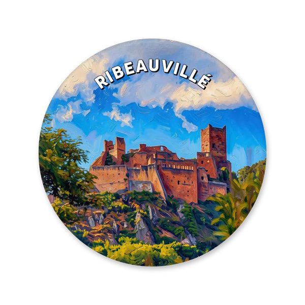 Saint-Ulrich Castle in the hills above Ribeauvillé