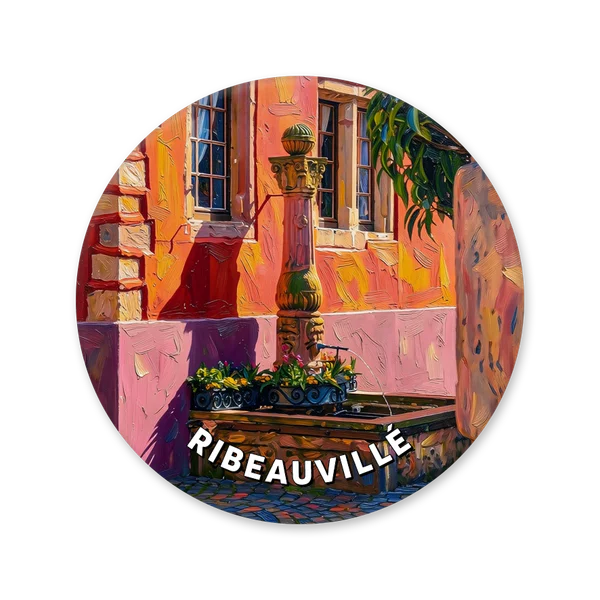 Historic fountain in Ribeauvillé