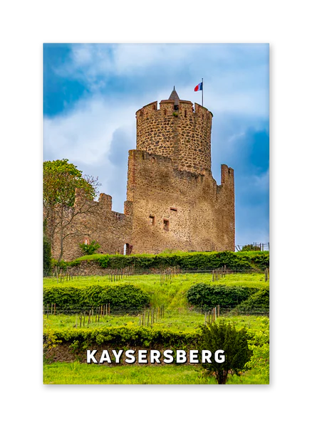 Kaysersberg Castle among the vineyards