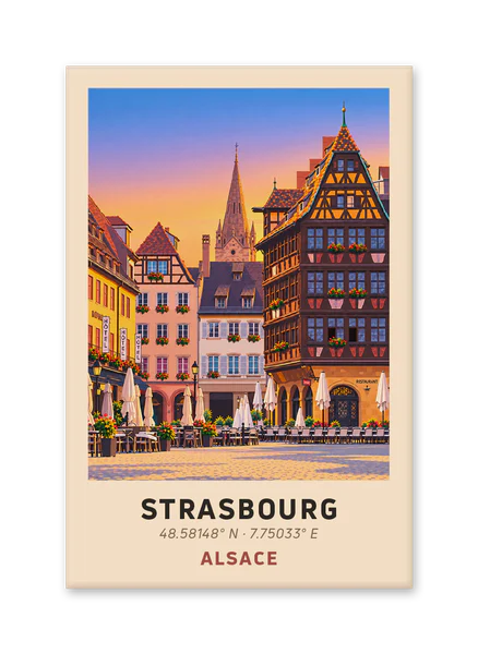 Cathedral Square and half-timbered houses
