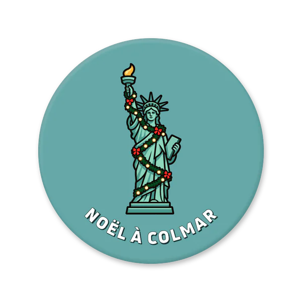 Colmar’s Statue of Liberty at Christmas
