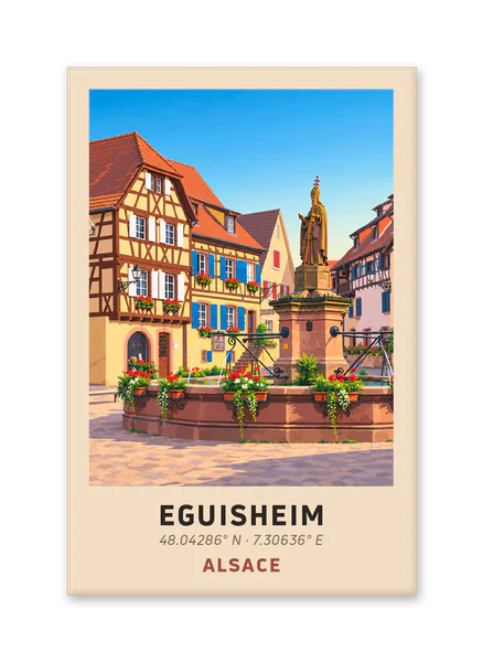 Saint-Léon Fountain in Eguisheim