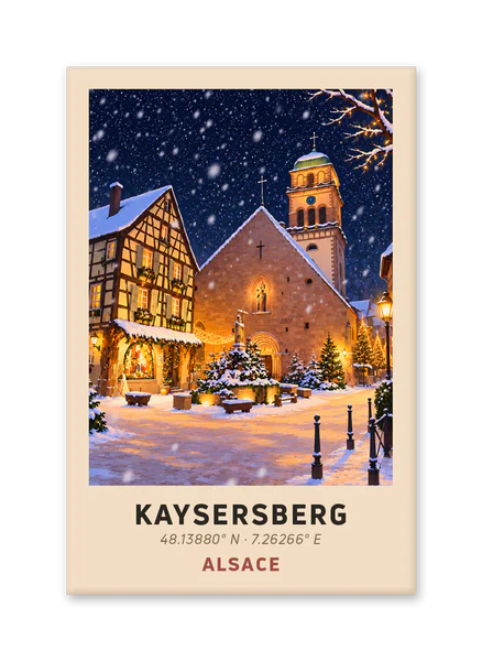 Snowy Christmas Night
