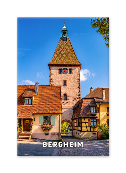 Bergheim’s Porte Haute and Its Colorful Tiled Roof