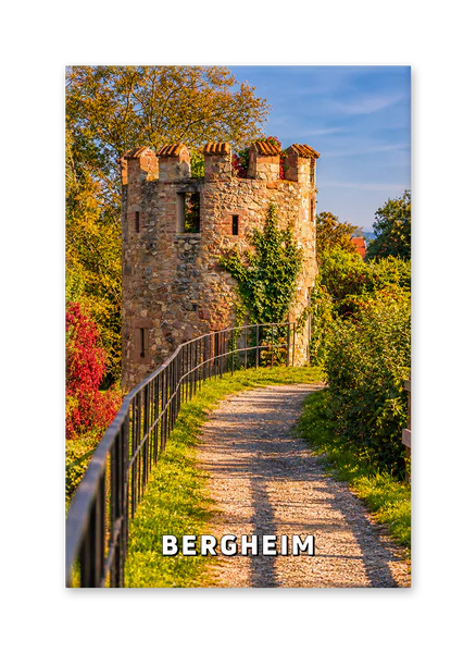 Autumn Colors Along Bergheim’s Medieval Walls