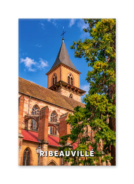 Saint Gregory’s Church and Its Gothic Bell Tower in Ribeauvillé