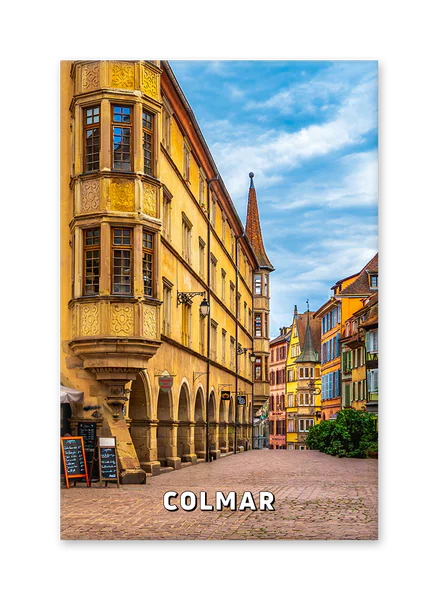 The Elegant Facades of Old Colmar